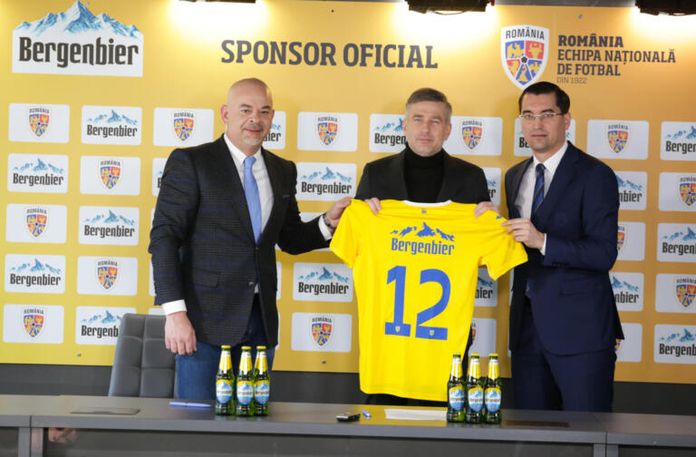 Bergenbier revine alaturi de tricolori si este noul sponsor oficial al Echipei Nationale de fotbal a Romaniei