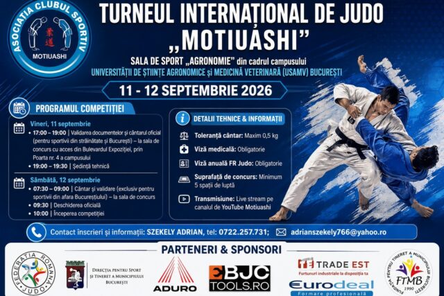 Aproximativ 800 de tineri judoka din patru tari la turneul i — Open SPORTS