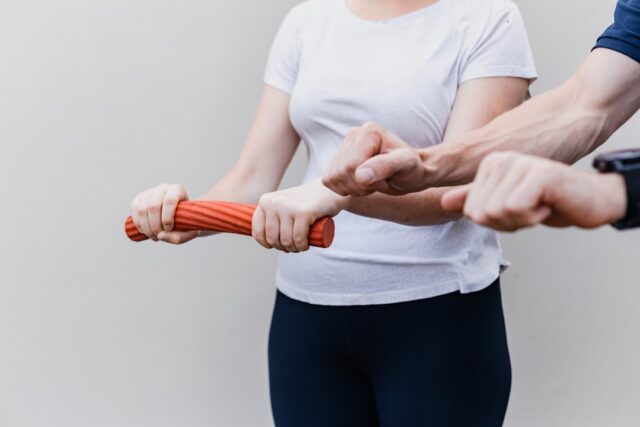 Photo Foam Roller massage techniques