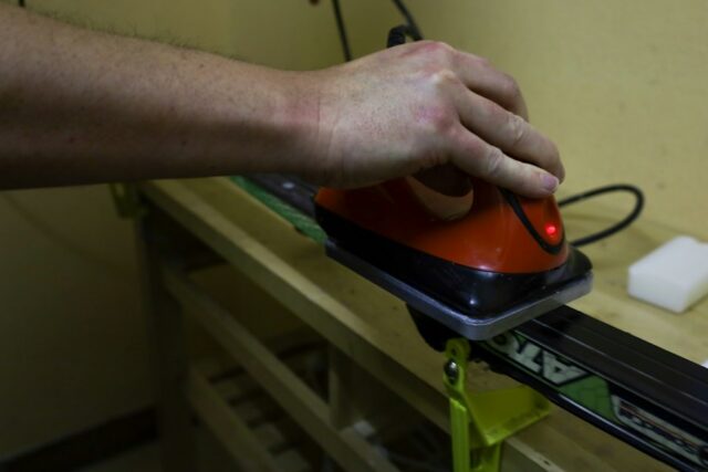Photo sporting equipment maintenance