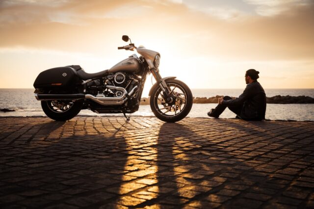 Photo safety equipment for motorcyclists