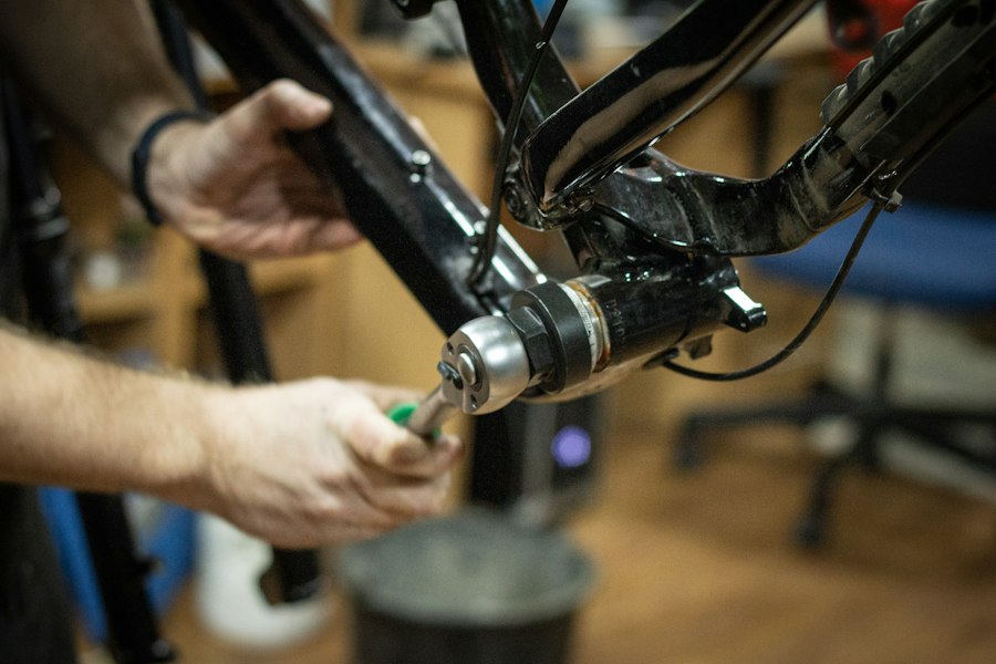 Photo bicycle maintenance